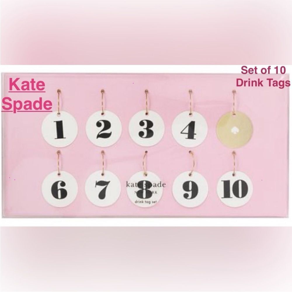 KATE SPADE NEW YORK
Drink Tags - Set of 10
